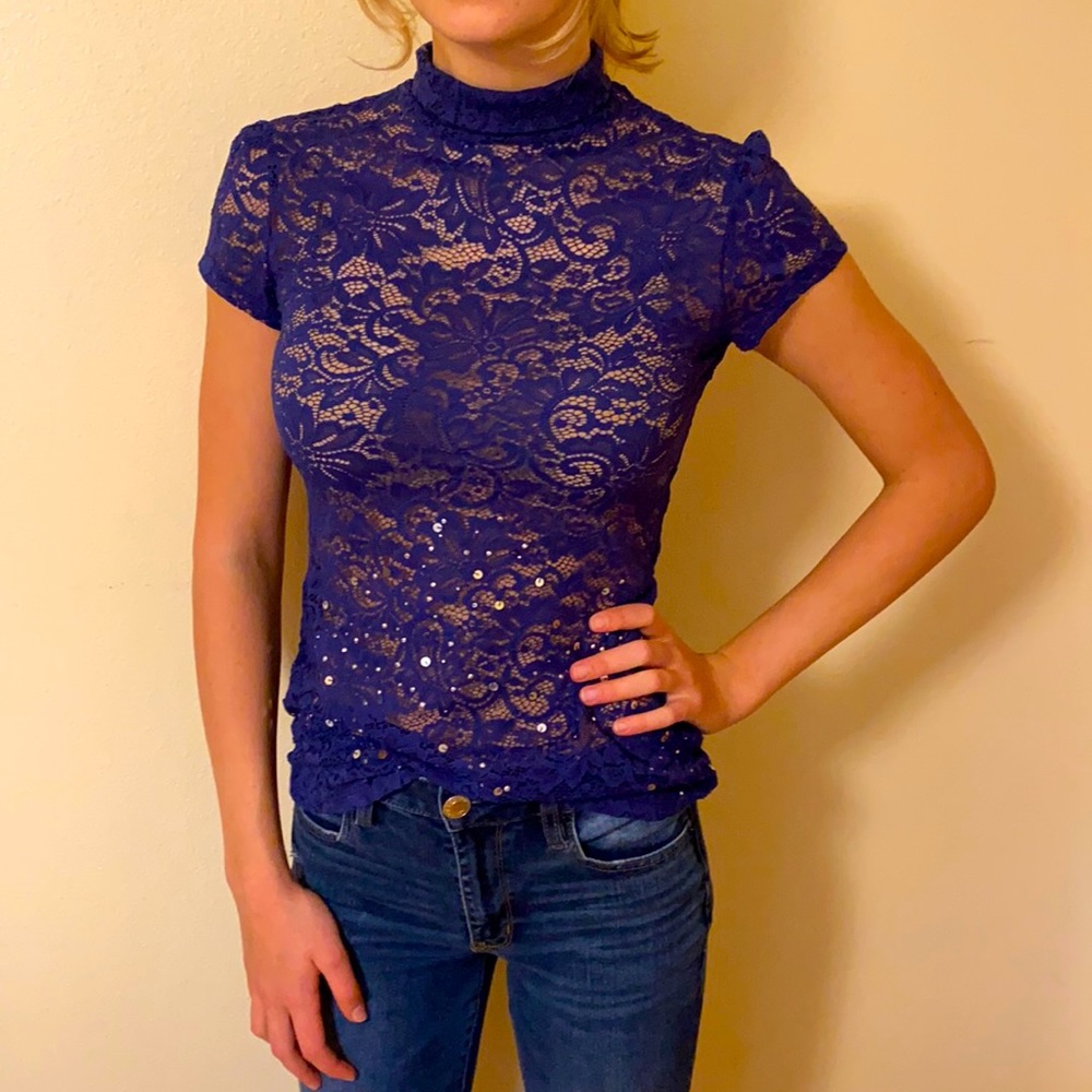 Express lace top